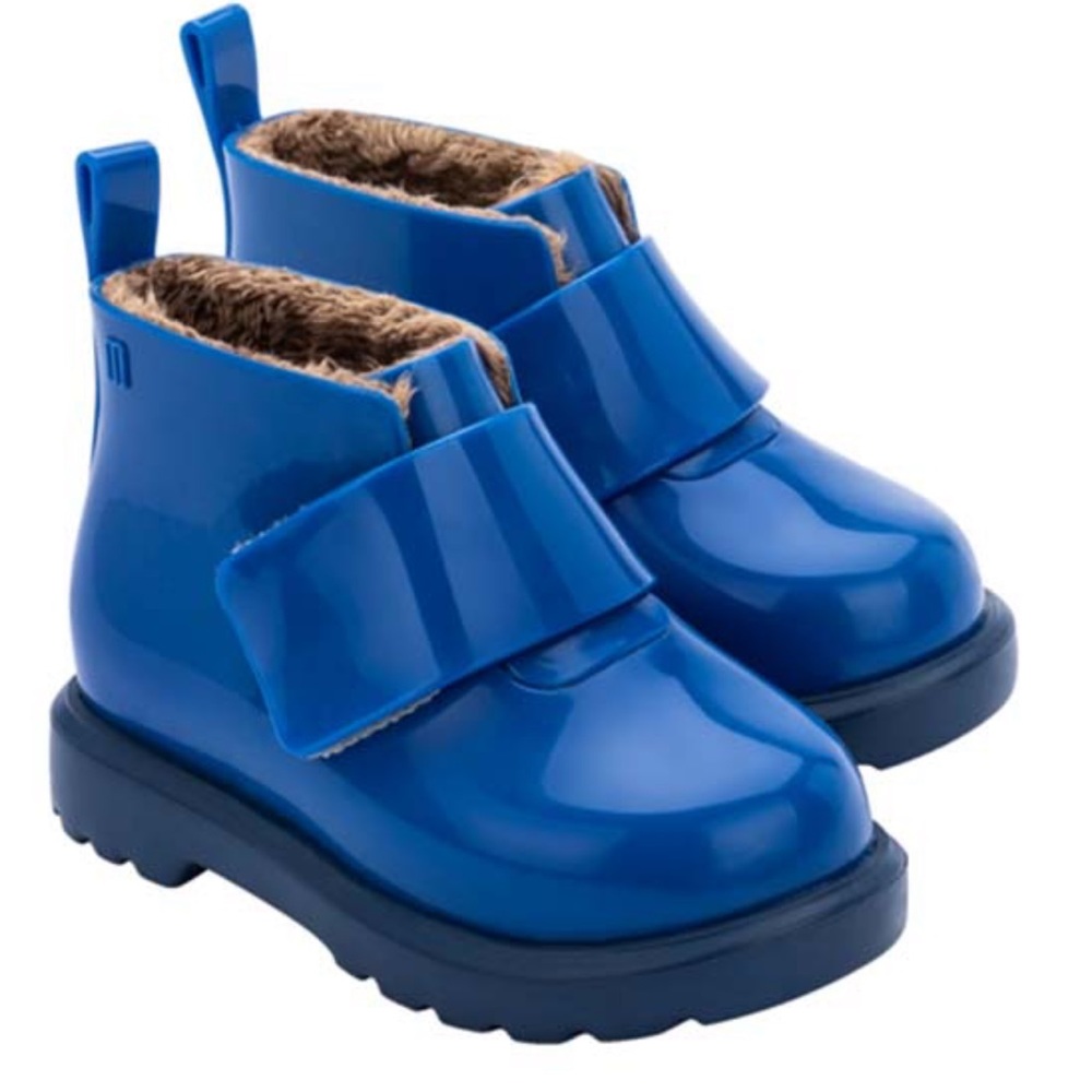 Mini Melissa blue/caramel Chelsea boot